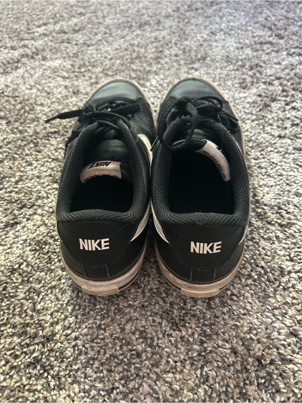 Nike Black and White Low-Top Sneakers